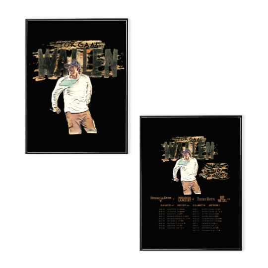 Morgan I'm The Problem Tour 2025 Poster Set, Wallen Concert 2025, Mor-gan Wallen Fan Poster Set, Mor-gan Wallen Merch, Country Music Poster Set