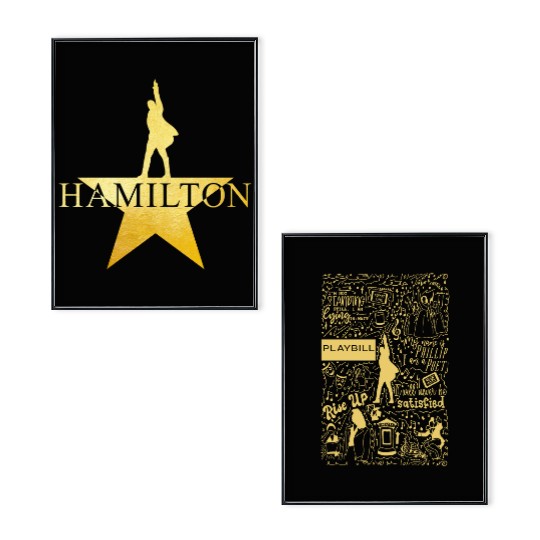 Discover Hamilton Poster Set, Hamilton Album, Hamilton Band Poster Set, Hamilton Music Tour Nov New Merch Trending, Gift for fan