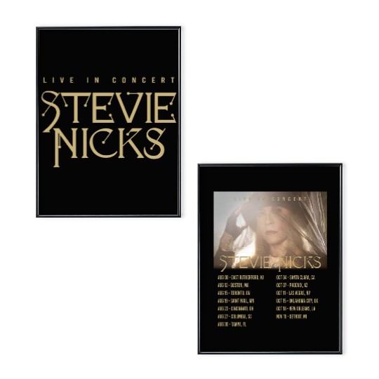 Stevie Nicks 2025 North American Tour Double Sided Poster Set