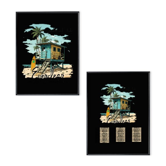 Everclear Sparkle And Fade 30th Anniversary Tour 2025 Poster Set