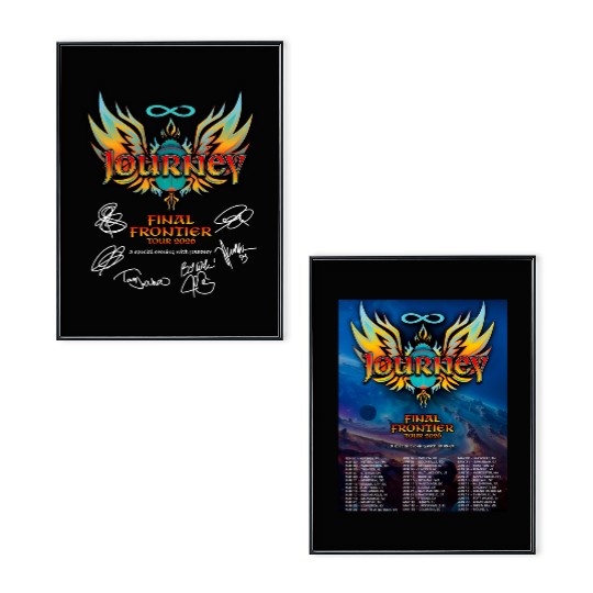 Journey Band Final Frontier Tour 2026 Signature Poster Set