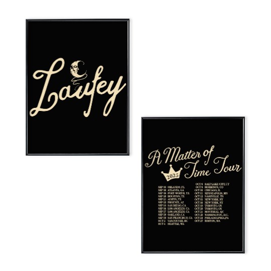 Laufey A Matter Of Time Tour 2025 North America Poster Set
