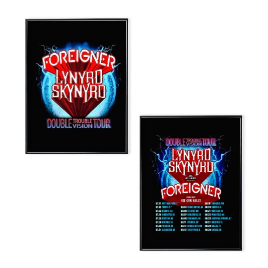 LYNYRD SKYNYRD & FOREIGNER Tour 2026 Poster Set
