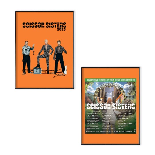Scissor Sisters 2025 Poster Set