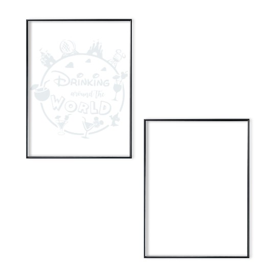 Drinking around the world checklist Disney Poster Set Poster Set, Plus Size Disney Poster Set