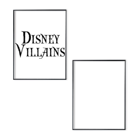 Frightful Friends - Disney Villains - Poster Set