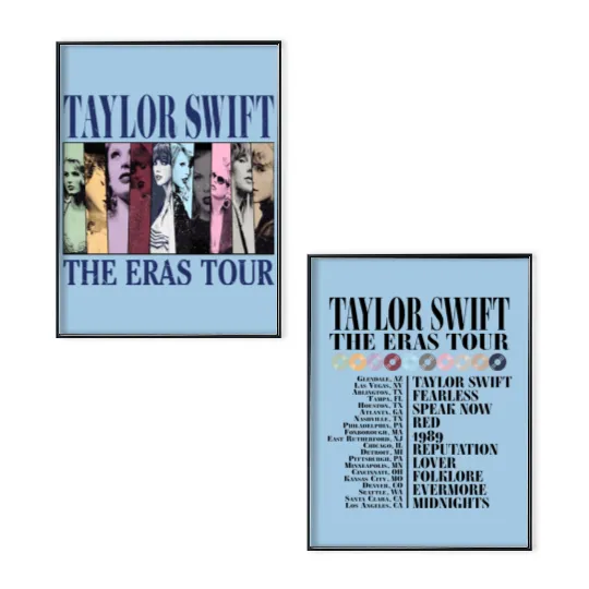 Eras Tour Concert Eras Tour Movie Poster Set