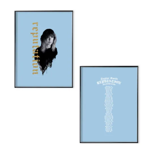 Discover Taylor Reputation Tour Poster Set