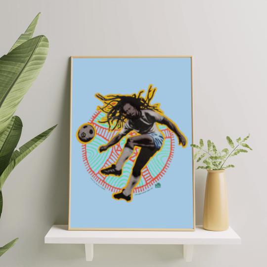 Vintage 1994 Liquid Blue Bob Marley Poster Set 90s Bob Marley