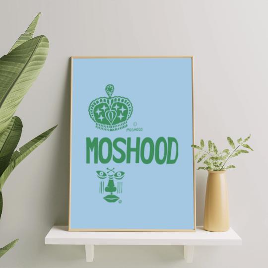 80s Moshood Afrikan Spirit Double Face Poster Set  -