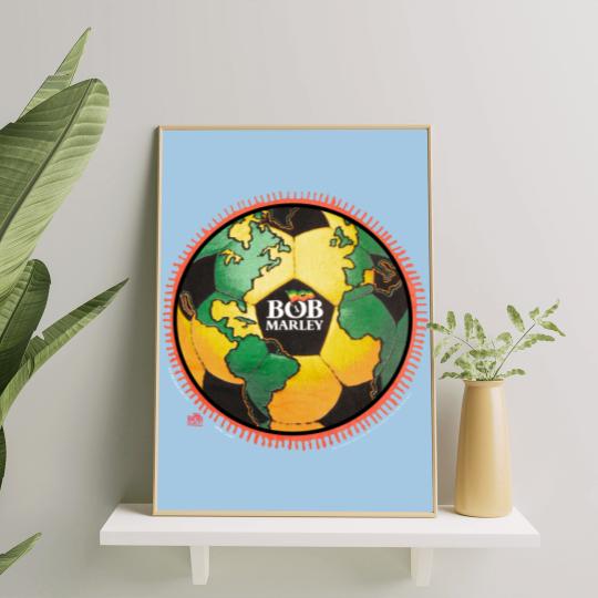 Vintage 1994 Liquid Blue Bob Marley Poster Set 90s Bob Marley