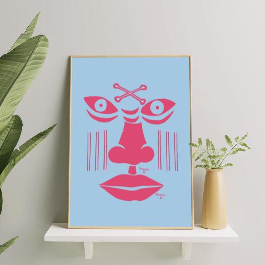 80s Moshood Afrikan Spirit Double Face Poster Set  -