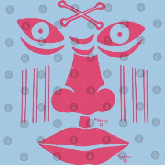 80s Moshood Afrikan Spirit Double Face Poster Set  -