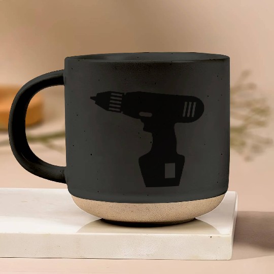 screw gun Pottery Mugs