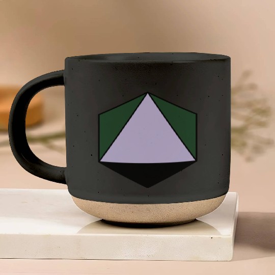 platonic solid Pottery Mugs
