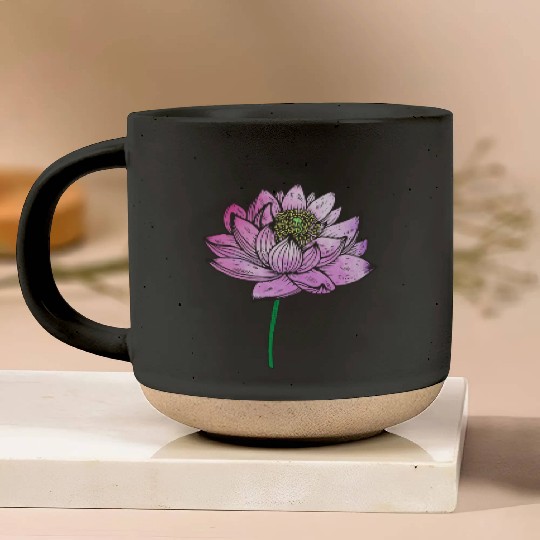 Lotus Pottery Mugs