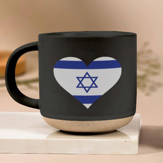 A Heart For Israel Pottery Mugs