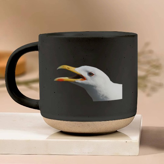 seagull gull moewe1 Pottery Mugs