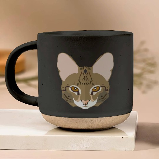 Cat face Pottery Mugs