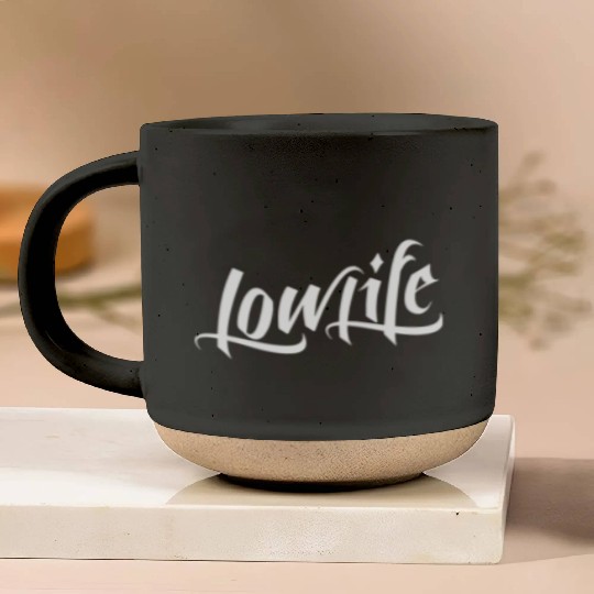 Low Life Over Flow Lowrider LowLife Tattoo Pottery Mugs