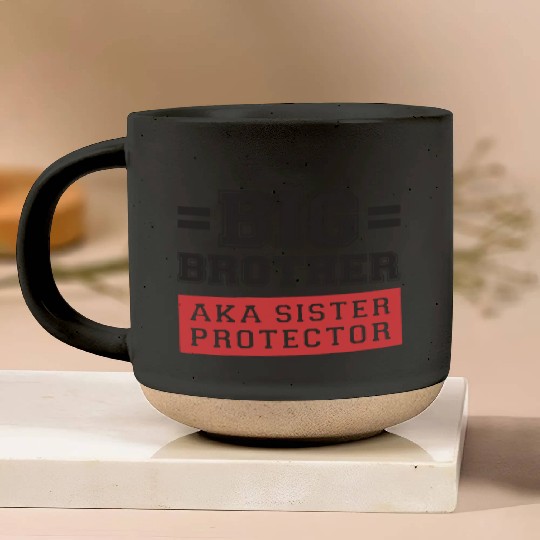 Gift For Big Brother Aka Little Sister Protector T Pottery Mugs