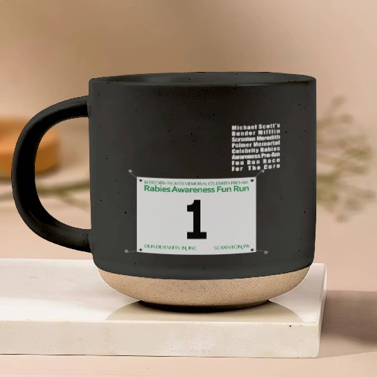 FUN RUN Michael Pottery Mugs