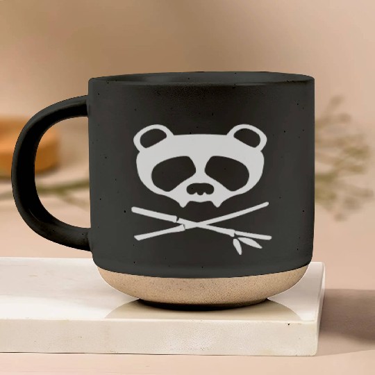 Panda Vampire Skull Pottery Mugs