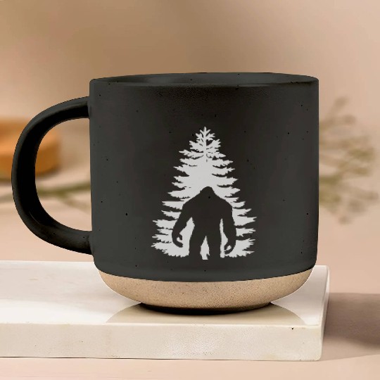 Bigfoot - bigfoot/sasquatch tree design Pottery Mugs