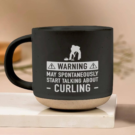 Movie - funny curling for men or women Pottery Mugs