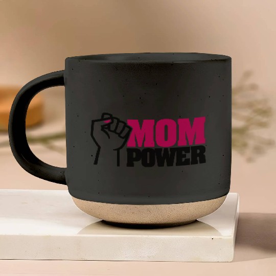 Mom power - superhero mother - I love mom - mommy Pottery Mugs