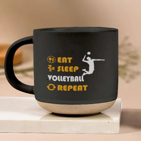 Volleyball - present for men and women Pottery Mugs