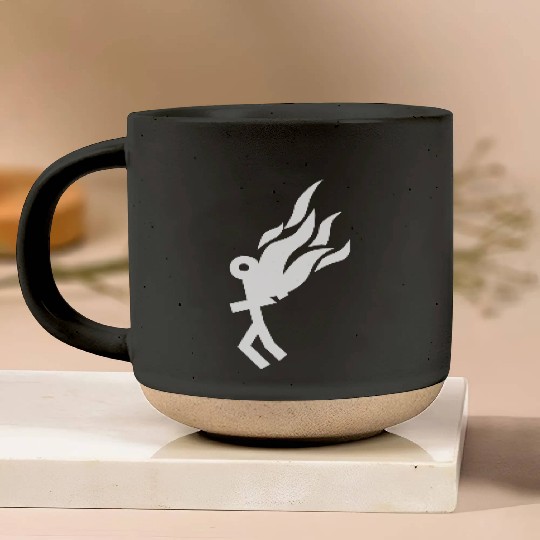 Burning Man Pottery Mugs
