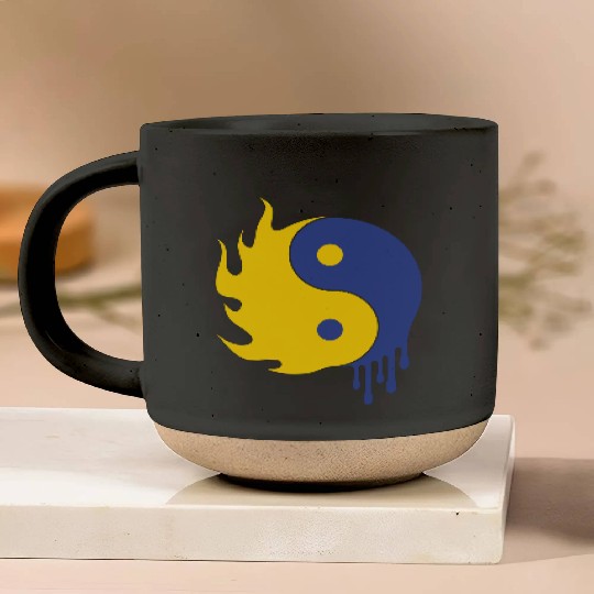 Ying Yang Pottery Mugs
