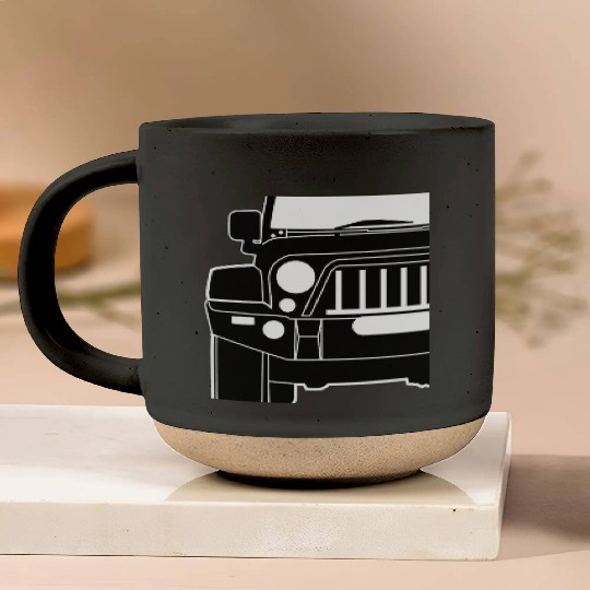 jeep wrang Pottery Mugs