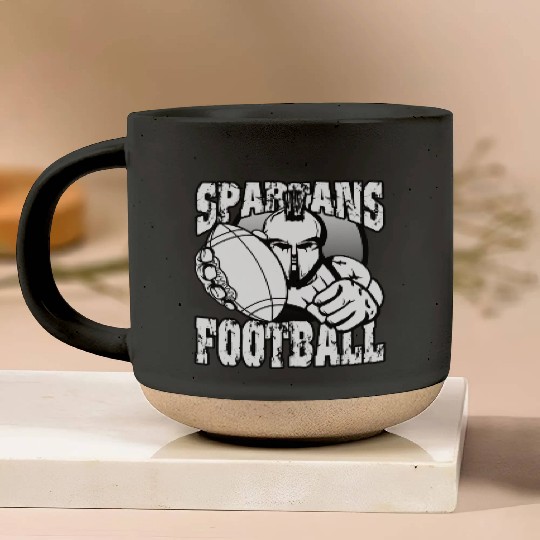 Spartans Football Homecoming Sports School Pride Pottery Mugs