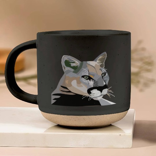 Cougar,Puma,Mountain Lion Pottery Mugs
