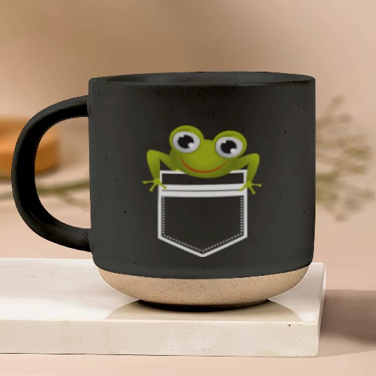 Cute Pocket Frog Toad Amphibian Animal Gift Pottery Mugs