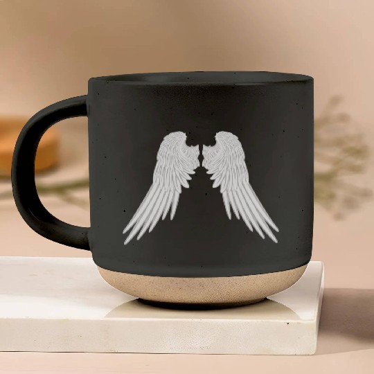 Angel Wings Pottery Mugs