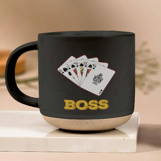 Boss Jack Queen King Ace Funny Gift Pottery Mugs