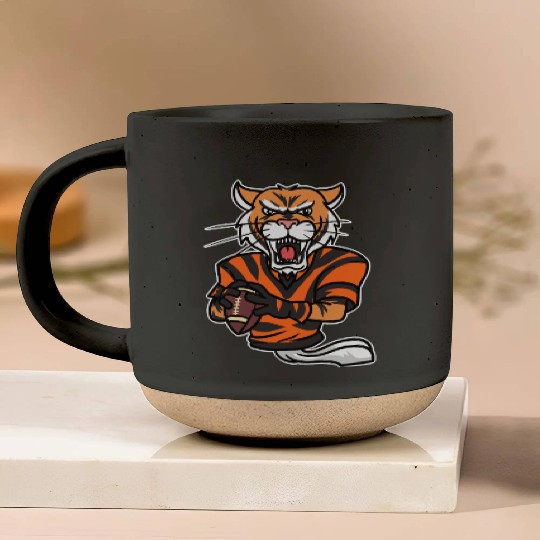 Tiger Football American Sport Match Active Pottery Mugs