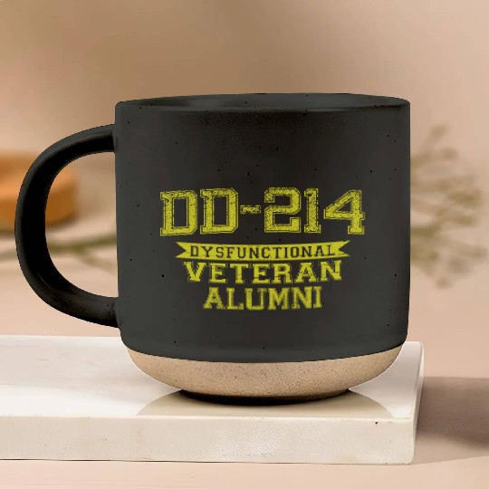 DD-214 DYSFUNCTIONAL VETERAN ALUMNI Pottery Mugs