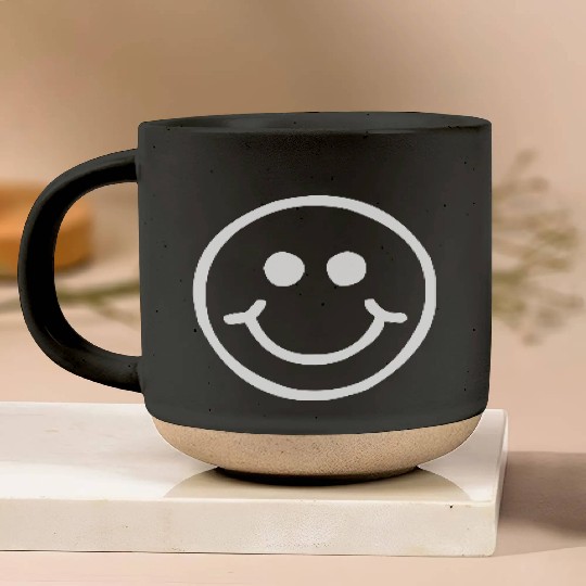 Smiley Face Pottery Mugs