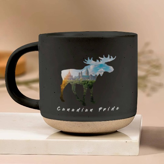 Moose - Canadian Pride Pottery Mugs