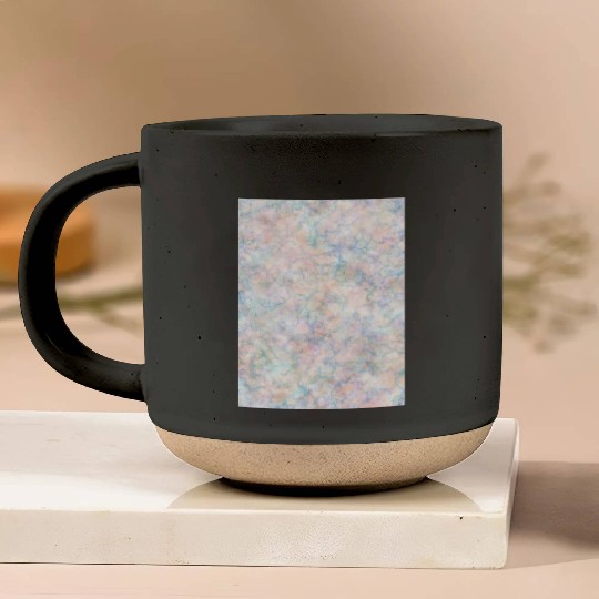 Multicolor Pastel Rainbow Marble Pattern Pottery Mugs
