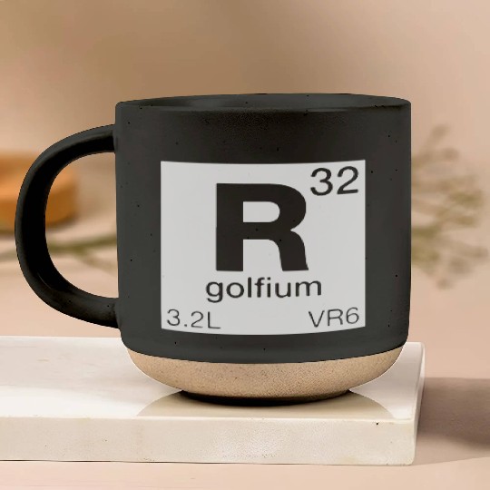 R32 Periodic Table Mk4 Mk5 GTI Golf Pottery Mugs