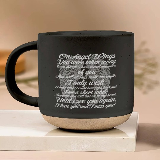 ANGEL WINGS Pottery Mugs