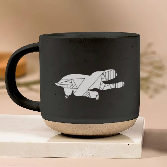Geometric sloth - Sloth Pottery Mugs