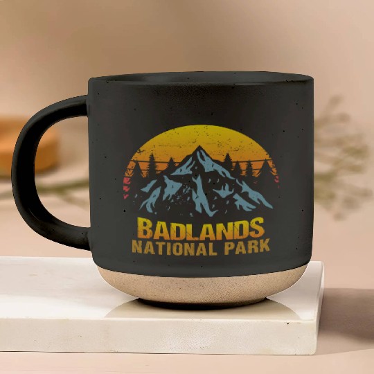 Badlands National Park Pottery Mugs