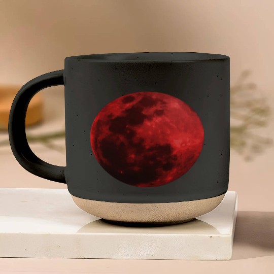 Blood Moon - Space - Graphic Realistic Pottery Mugs