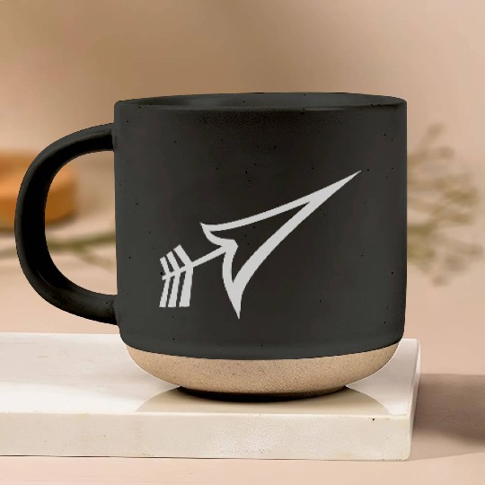3D Arrow Pottery Mugs